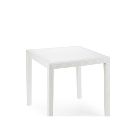 08330120 MESA RESINA RATAN BLANCA KING