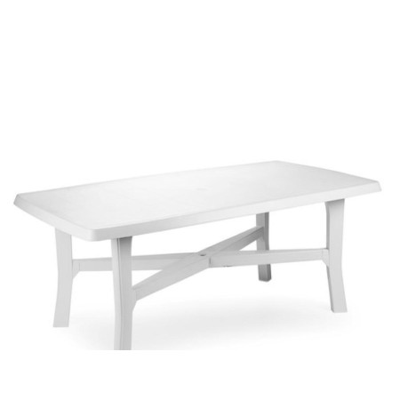 08330105 MESA RESINA BLANCA 180X100