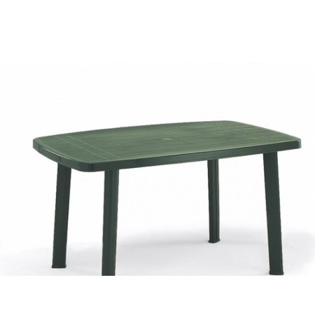 08330101 MESA RESINA VERDE 140X90