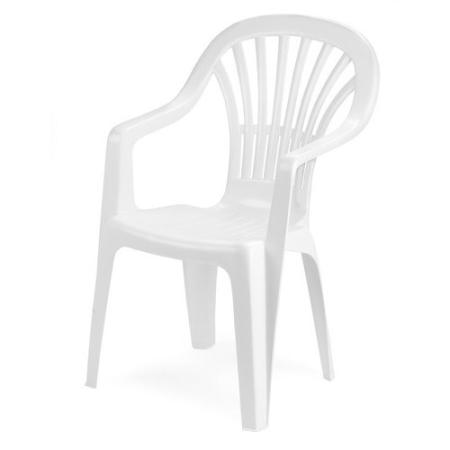 08330030 SILLON RESINA BLANCO RESPALDO ALTO ZENA