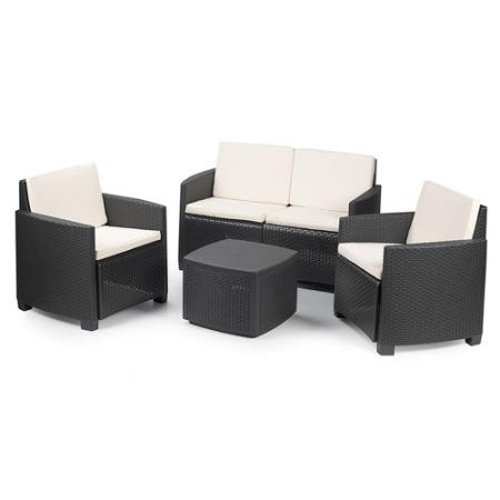 08330200  CONJUNTO SILLON JARDIN RATAN ETNA ANTRACITA