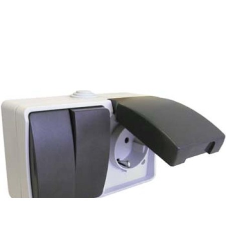 SIMON INTERRUPTOR/CONM+BASE ESTANCO S45 