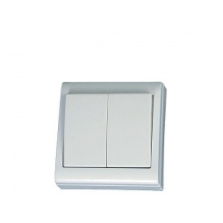 GARSACO INTERRUPTOR DOBLE SUPERFICIE 10A