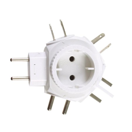 AMIG ADAPTADOR UNIVERSAL VIAJE BLANCO 3212