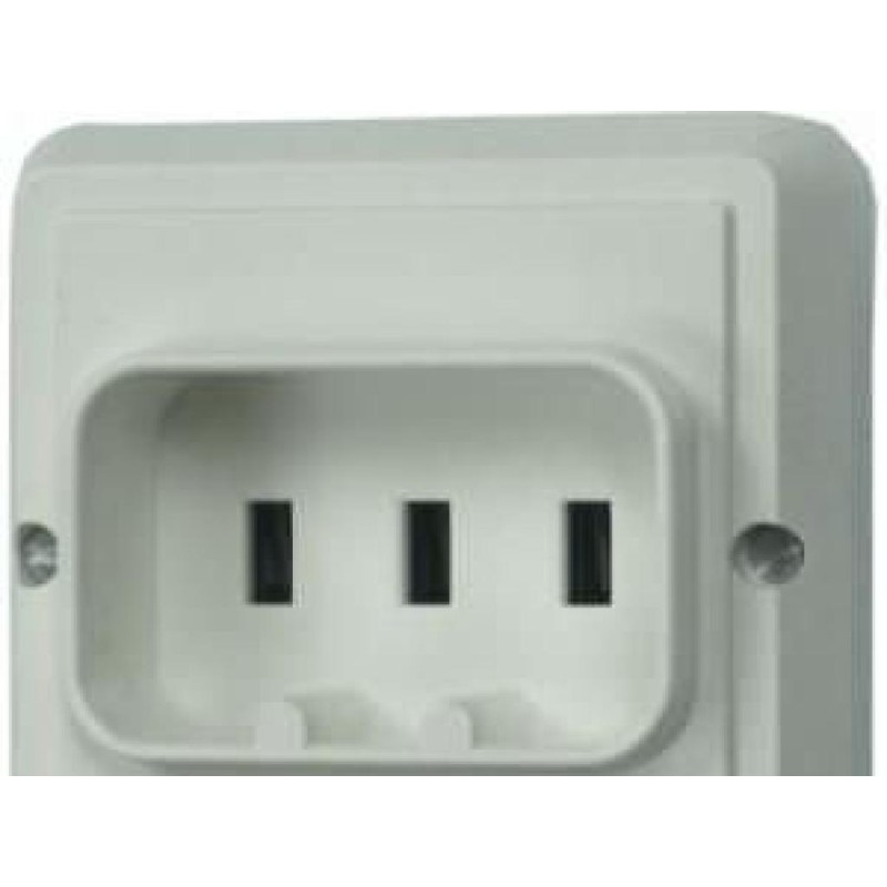 Presa Elettrica Bipolare Da Incasso Solera 6827 - 25A 250V Per Forno | Colore Bianco, Uso Interno/Esterno