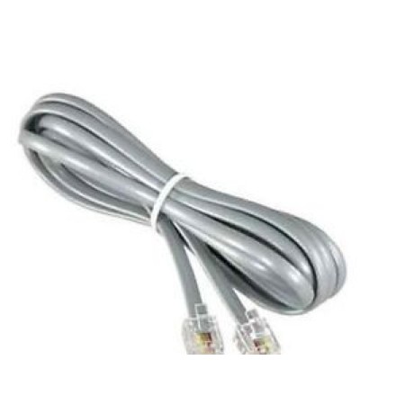 CABLE TELEFONO GRIS 1,80 MTS RJ11 6P4C FYH