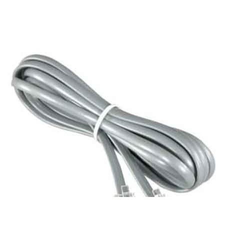 CABLE TELEFONO GRIS 100 CMS RJ11 6P4C FYH
