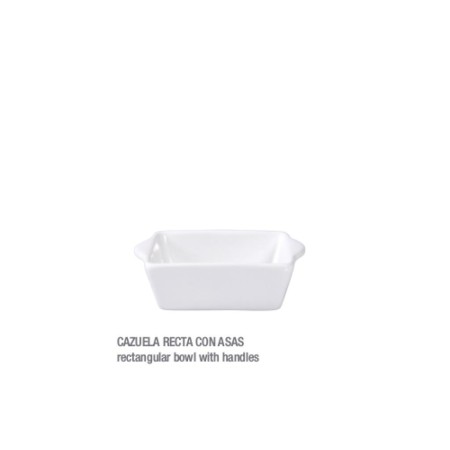ALAR CAZUELA RECTA HORNO 13X8X3,5 CMS