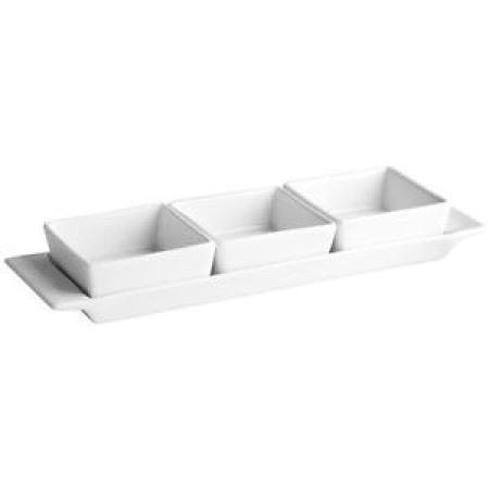 ALAR SET 3 BOWLS CON BANDEJA 30X9X1,5 CMS