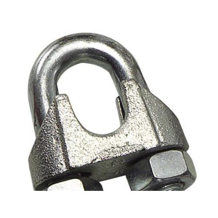 SUJETACABLES GALVANIZADO 25 MM.  1 USO DOMESTICO