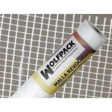MALLA REVOCO BLANCA ROLLO 50 CM.  X 1METRO / 4 X 4,5 MM. 