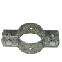 ABRAZADERA CENTRO POSTE GALVANIZADO 45 MM.  BOLSA 25 UNIDADES