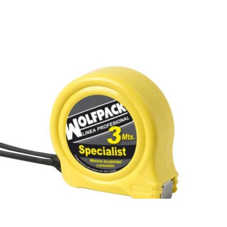 FLEXOMETRO WOLFPACK SPECIALLIST SIN FRENO 3 METROS
