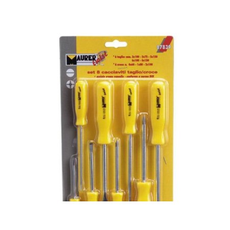 JUEGO DESTORNILLADORES MAURER TWIST 8 PIEZAS