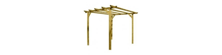 Pergolas madera